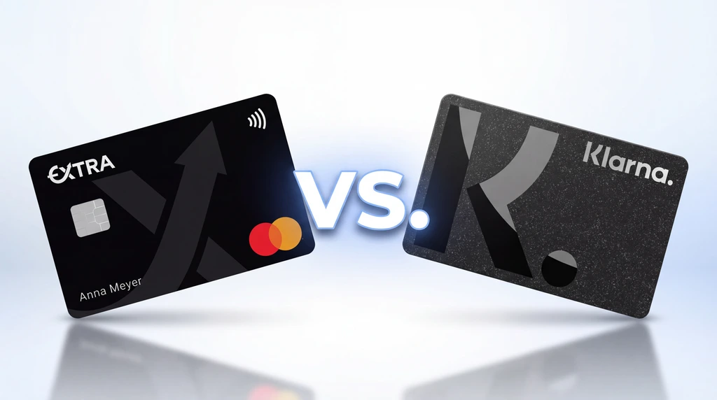 Extrakarte vs. Klarna Card: Klassischer Kreditrahmen trifft auf smartes Shopping-Tool